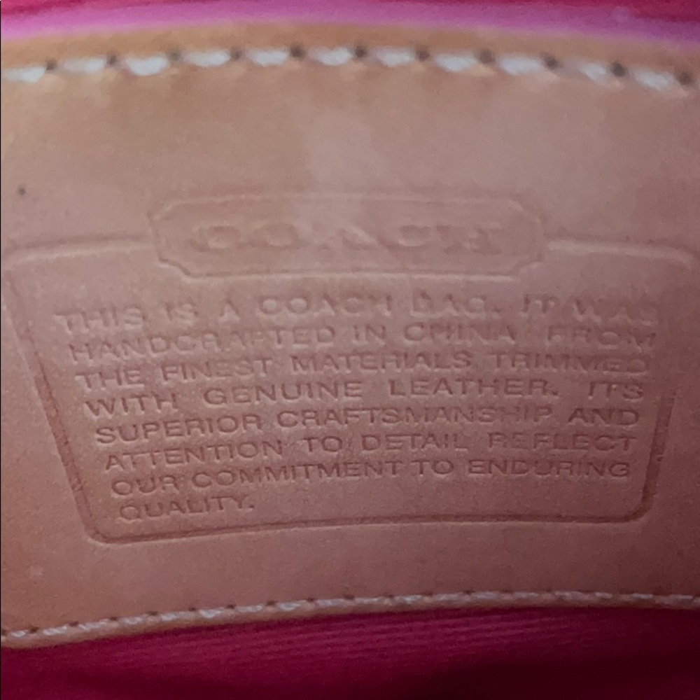 Pink Coach Crossbody - Picture 5 of 5
